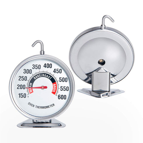 Large 3 Inch Dial Oven Thermometer 150?-600? Stainless Steel for Gas & Electric Oven, Grill Cooking, Accurate Reading
