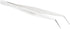 Mercer Culinary 18-8 Stainless Steel Chef Plating Tongs, Curved Fine Tip, 6-1/8 Inch