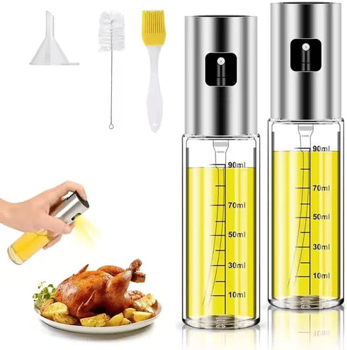 Generic Oil Sprayer for Cooking, 2 Pack Portable & Reuseable Oil Sprayer, for