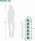 6 2 SR04213A Hzuaneri Tiers Vertical Shoe Rack, Narrow Shoe Tower, Tall Shoes Shelf with Hooks, Adjustable Shelves