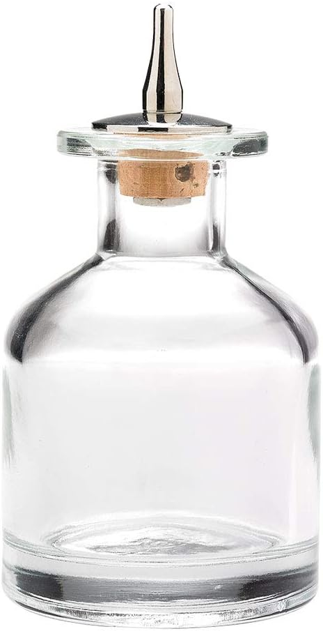 Barfly M37129 Bitters Bottle - 4.4 oz Glass for Cocktail Mixing