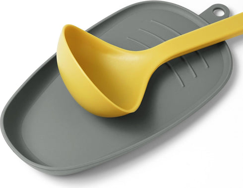 Carrotez Large Silicone Utensil Rest for Stove Top, Unbreakable Heat Resistant Spoon Holder for Kitchen Countertop