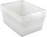 Large Plastic Storage Bins, Set of 3, Clear Organization Baskets