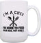 Chef Gifts for Women I'm A Chef Here to Feed Your Ass Not Kiss It 15-oz Coffee Mug Tea Cup