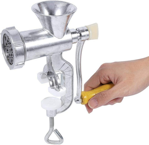 Meat Grinder, Manual Meat Mincer, Kitchen Mincer Metal for Butcher Sausage Tool, Home Kitchen Accessory