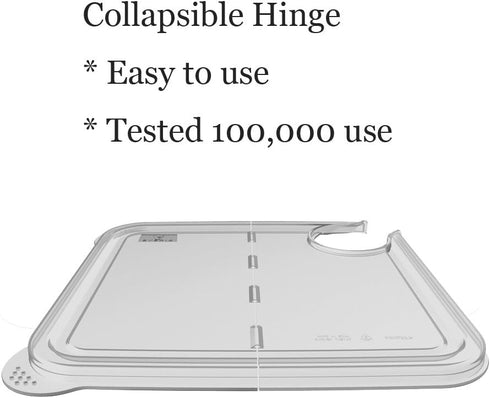 EVERIE Collapsible Hinged Lid for Anova Nano 750w, 800w, 900w, 1000w and Rubbermaid Container 12, 18, 22 Quart
