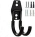 zoele Wall Mounting High Velocity Floor Fan Bracket, Industrial Grade Hook Hanger for Wall Fan Support (Black)