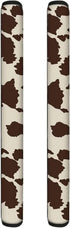 Brown Cow Print Refrigerator Door Handle Cover Kitchen Appliance Decor Handles Antiskid Protector Gloves for Fridge Oven Keep Off Fingerprints,Oil Stain, 2 Pieces by Suhoaziia