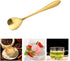 Set of 10 Heart-Shaped Gold Stainless Steel Spoons for Coffee, Desserts, and Tea - Ideal for Sugar, Stirring, Ice