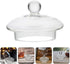 Kichvoe Glass Teapot Lid Replacement, Clear Teapot Accessory Glass Tea Kettle Cover For Home Kitchen Teapots, 2.55x2.55x1.77in, For 400ml Glass Teapot by Kichvoe