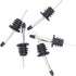 Swpeet 15 Pcs Stainless Steel Liquor Bottle Speed Pourers with Rubber Dust Caps for Pubs, Clubs, Restaurants, Bars