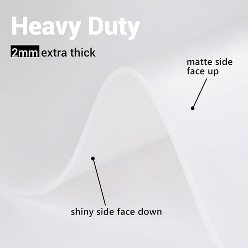 Ewen 27.6x19.5 Inch Large Silicone Mats for Kitchen Counter, 2MM Thick Heat Resistant Non-Stick Countertop Protector