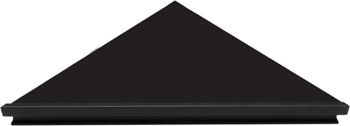 evron Wall Mount Corner Shelf,Easy to Install Metal Front Floating Corner Shelves with
