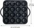 16-Holes Takoyaki Maker Pan Plate, Nonstick Aluminum for Stovetop, 7.7 x 7.7 inches