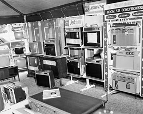 Home Appliances in an Electronics Store Poster Print (18 x 24)