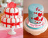 Cookie Cutters, Plunger Cutter Cake Decorating Supplies, 16 Pcs Fondant Molds, Heart/Square/Oval/Circular/Star