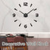 Mintime Large DIY Wall Clock, Battery Operated, Modern Decorative Clock for Living Room/Office