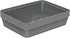 Glad Plastic Storage Basket Set - 3 Pack Large Organizers for Kitchen Pantry, Bathroom, and Drawer Trays, Grey