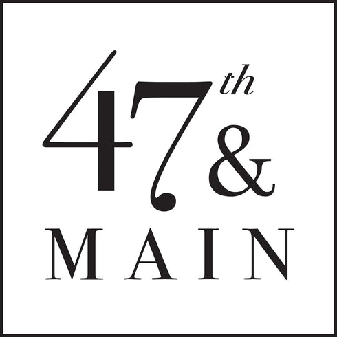 47th & Main Modern Iron Pillar Candle Holder, Large, Black Pedestal Candleholder
