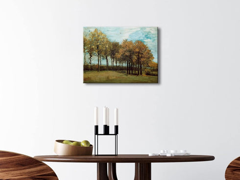 Wieco Art Autumn Landscape Canvas Prints of Vincent Van Gogh 1885 Famous Paintings Reproduction Wall Art for Home Decor