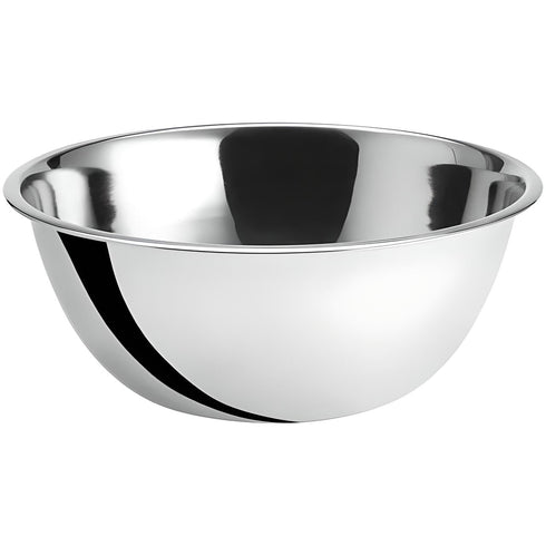 OCS Parts 8 Quart Mixing Bowl, 13.25-Inch Stainless Steel Professional Grade Flat Base for Kitchens
