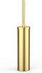 Flyzenvibe Stainless Steel Toilet Brush and Holder Set Brushed Gold Heavy Duty Toilet
