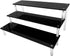 Acrylic Riser Black Acrylic Shelf Riser, 3 Tier Perfume Organizer, Large Cupcake Stand for Funko POP, Cosmetic Products