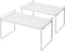 Nxconsu 2Pack Cabinet Shelves - Stackable Organizer Rack Riser for Kitchen Cabinet Pantry Countertop Home Organization