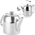 Coffee Pot Teapot Stainless Steel Tea Kettle, Short Spout Pour Over for Home Kitchen, Hotel, Restaurant (32oz)
