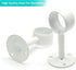 4Pcs Shower Curtain Closet Rod Holder - 1'' & 1-1/4'' Stainless Steel Ceiling Mount Pipe Flange Socket
