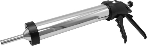 Hoypeyfiy 5 Nozzles (2LB) Stainless Steel Jerky Gun Sausage Maker Sausage Stuffer Handmade Beef Jerky Gun