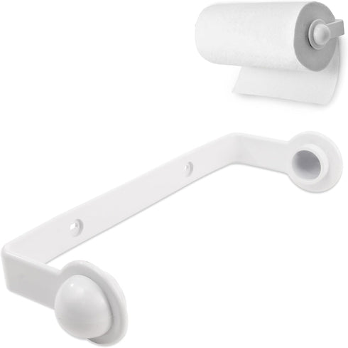Spectrum Paper Towel Holder for Under Cabinet - Minimalist Hanging Wall Mount for Kitchen, Fits Standard & Jumbo Rolls