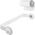 Spectrum Paper Towel Holder for Under Cabinet - Minimalist Hanging Wall Mount for Kitchen, Fits Standard & Jumbo Rolls