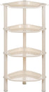4 13.5X 10 33.5 Inches, 4 Tier Shower Caddies, Organizer Shelf Corner, Plastic Shower Rack Stands for Bathroom, Storage