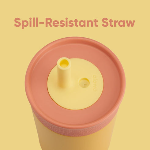 12 Oz, Owala Kids Insulation Stainless Steel Tumbler with Spill Resistant Flexible Straw, Easy to Clean, Kids Water