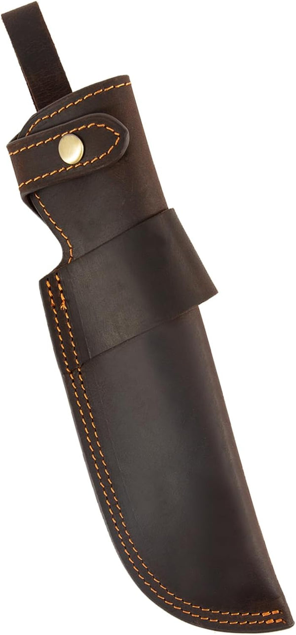 Leather Knife Sheath for Belt, Chef Knife Guard, EDC Belt Organizer for 5 inch Blade Knife