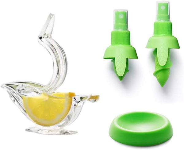 Gyeitee Squeezer Citrus Sprayer Set | 3pcs Manual Juice Sprayer Presser Tools |