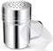 Stainless Steel Dredge Shaker, 6 Oz Spice Shakers with Handle, Fine Powder Shakers for Baking Seasoning