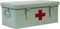 Xbopetda First Aid Medicine Box, First Aid Kit Supplies Bin, Metal Medicine Storage