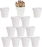 Yishang 2.5 inch White Terracotta Pots with Drainage Holes, Mini Clay Ceramic Planter, 12 Pack for Indoor/Outdoor