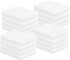 Tukasa Linens 16 Pack 12x12 Inches, Pack 16, Cotton Washcloths for Body and Face, of Multipurpose and Lightweight Wash