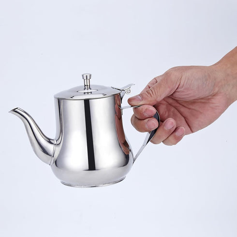 SANQIAHOME 570ml(20Oz) stainless steel small teapot