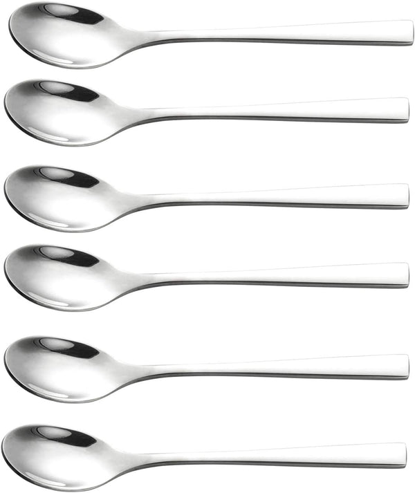 IMEEA Demitasse Spoons - Set of 6, 4.5 Inch SUS304 Stainless Steel Espresso Spoons