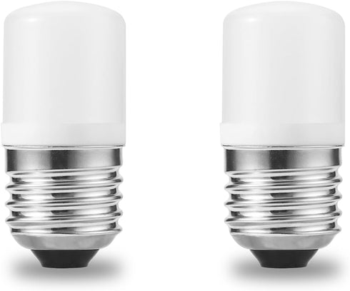 5304511738 LED Light Bulb for Frigidaire Refrigerator, E26 E27 Medium Base, 4W Cool White 6000K, 2-Pack Replacement Bulb