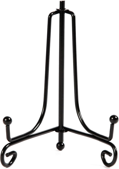 Juvale 4 Pack Iron Easel Display Stand, 5 Inch Decorative Easel for Tabletop, Plates, Pictures, Paintings