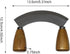 Mezzaluna Chopper Rocking Knife with Sharp Blades,ULU Knife As a Veggie Rocker Pizza Cutter Kale Herbs Chopper Cheese Slicer by TIYOORTA