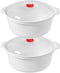 2 PCS Microwave Bowls with Lids: Ramen Cooker Soup Dishes with Handles for Office, College Dorm