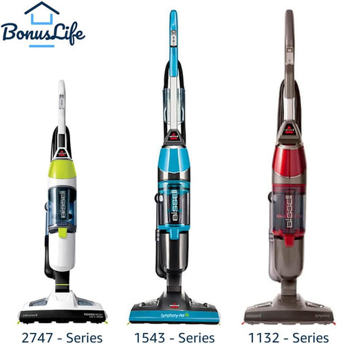 8 Pack 1252 1606670 1543 1652 1132M 1530 11326 Steam Mop Pads Compatible with Bissell Symphony Steam Mop Hard Floor