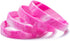 48pcs Breast Cancer Awareness Bracelets, Pink Ribbon Camo Silicone Party Supplies Favors