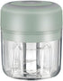 Mini Electric Food Processor and Garlic Chopper - 250ML, USB Charging, 3 Blades for Chopping Vegetables, Garlic, Meat